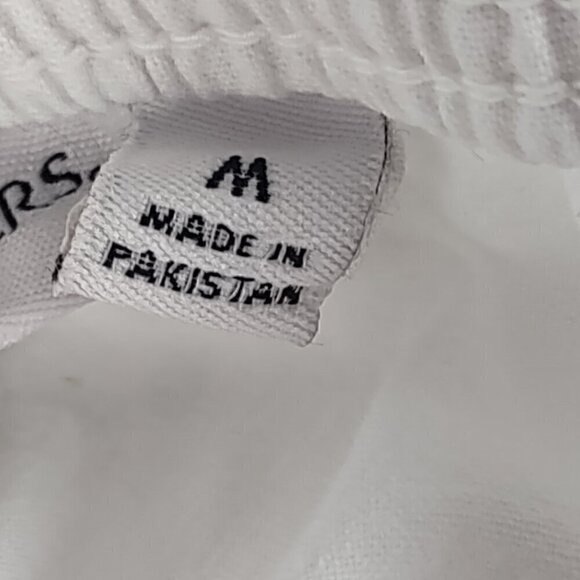 Kim Rogers Women's Two Pocket White 100% Cotton Lightweight Capri Pants, Size M - Picture 10 of 11